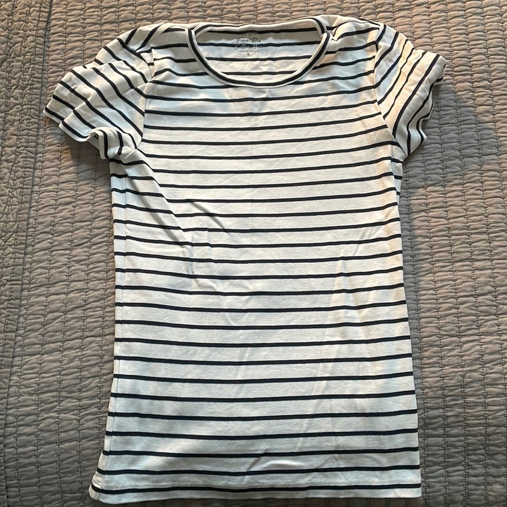 Striped J Crew tee